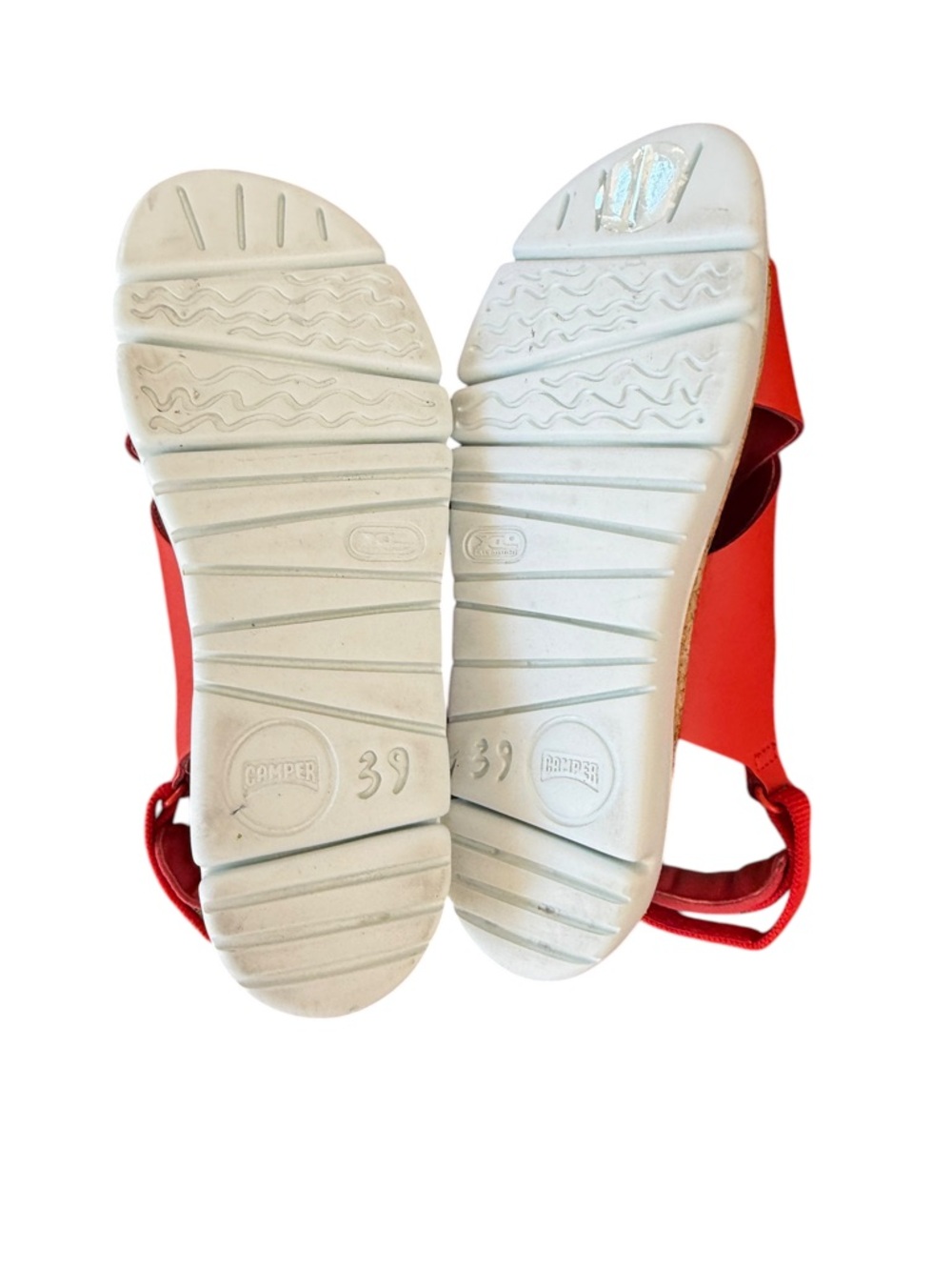 Camper Oruga Red Leather Sandals – EU39/US8.5 - Picture 8 of 8